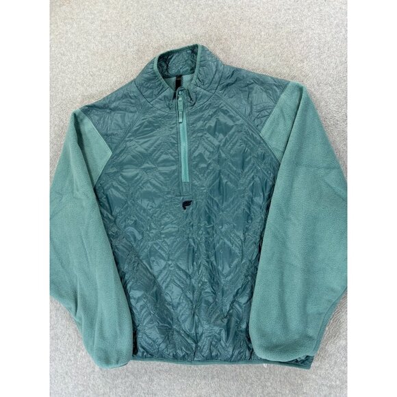 Fabletics Half Zip Nylon Athletic Pullover Jacket (Men's‎ 2XL) Teal - Picture 1 of 12